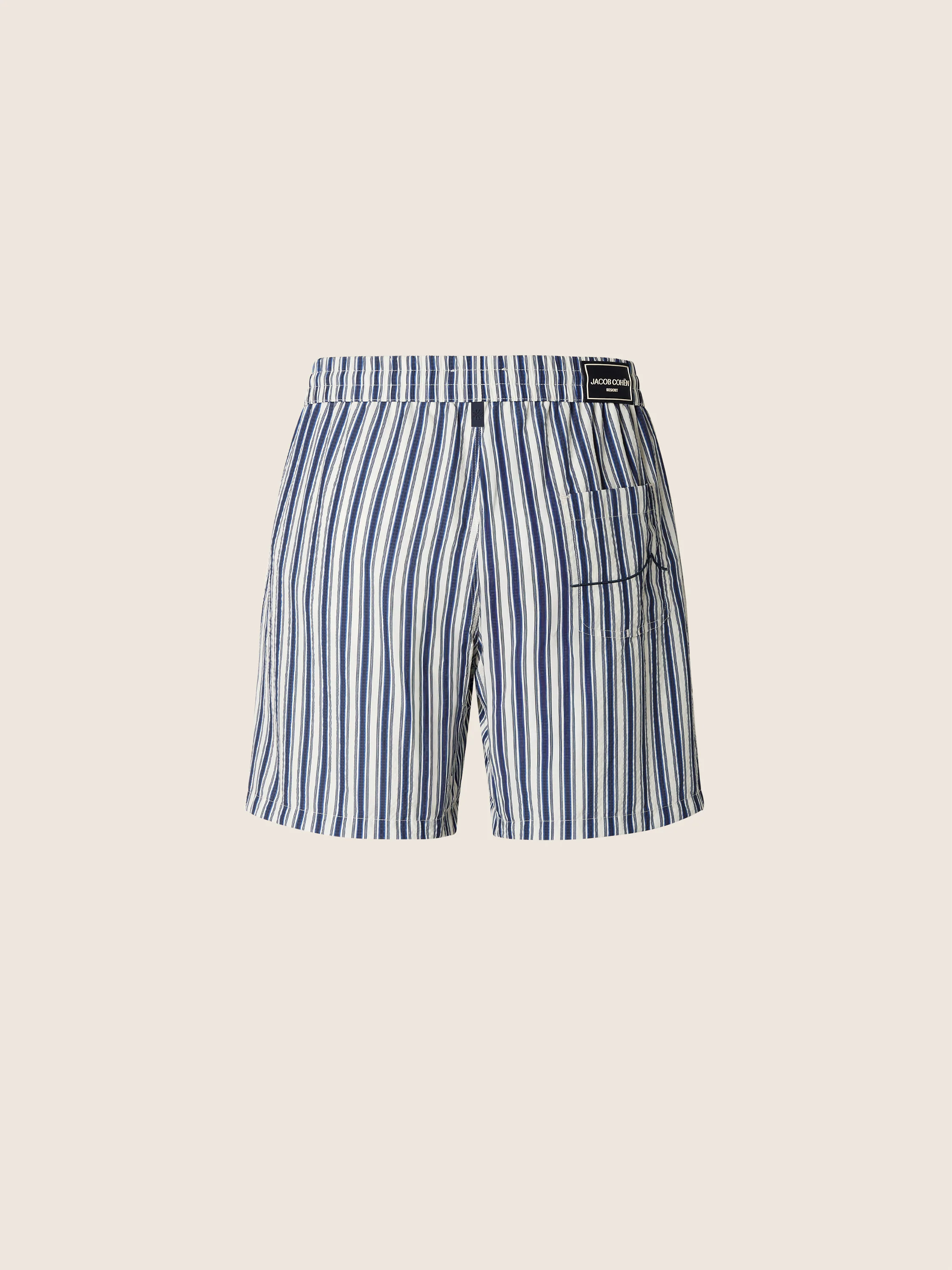 Swim Shorts in Technical Seersucker - Image 3