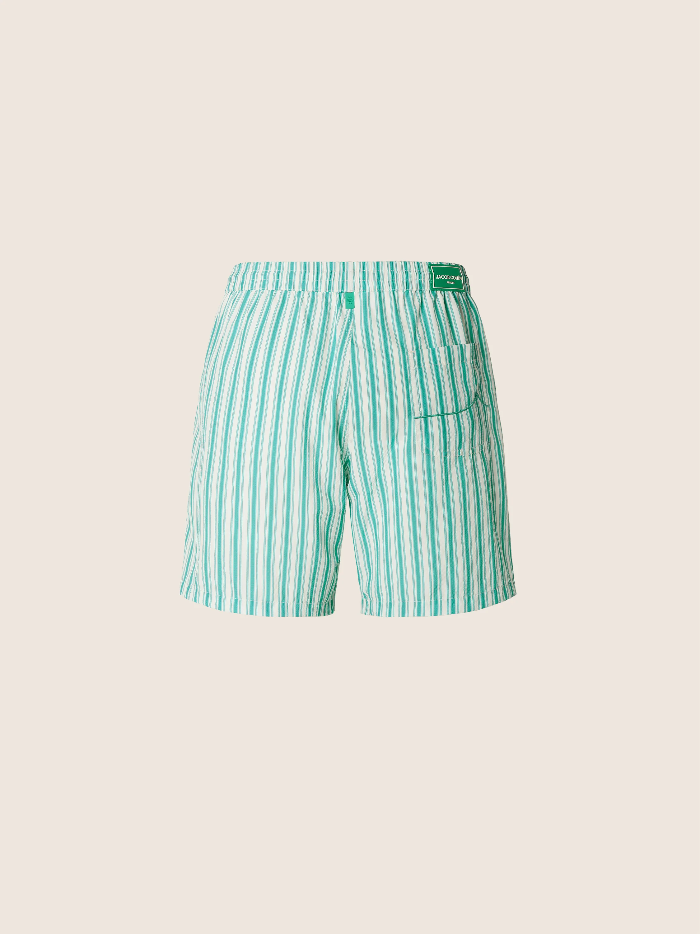 Technical Seersucker Swim Shorts - Image 3