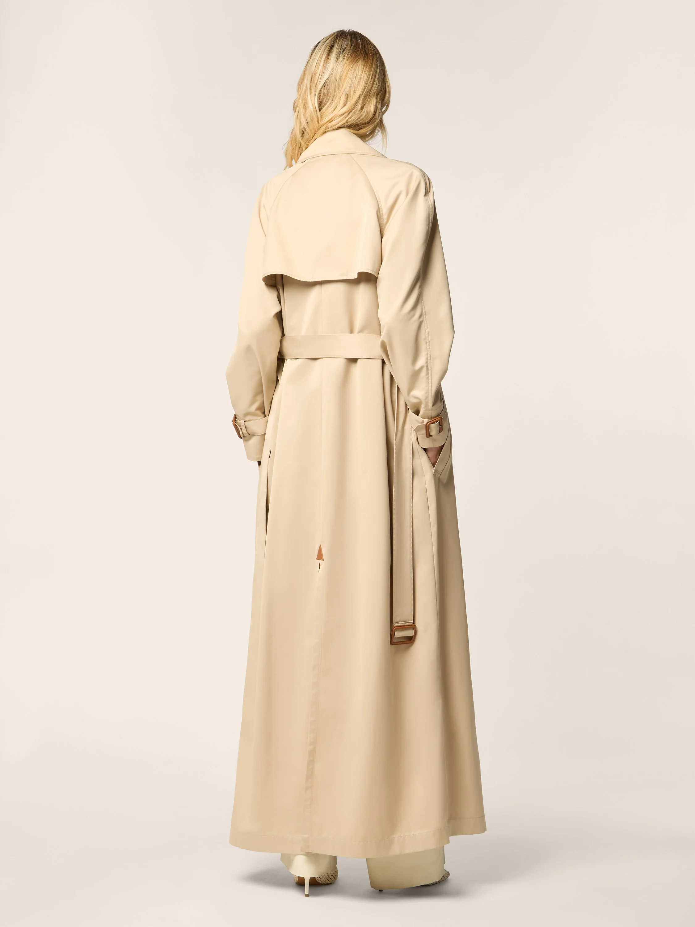 Technical Wool Gabardine Trench Coat - Image 3