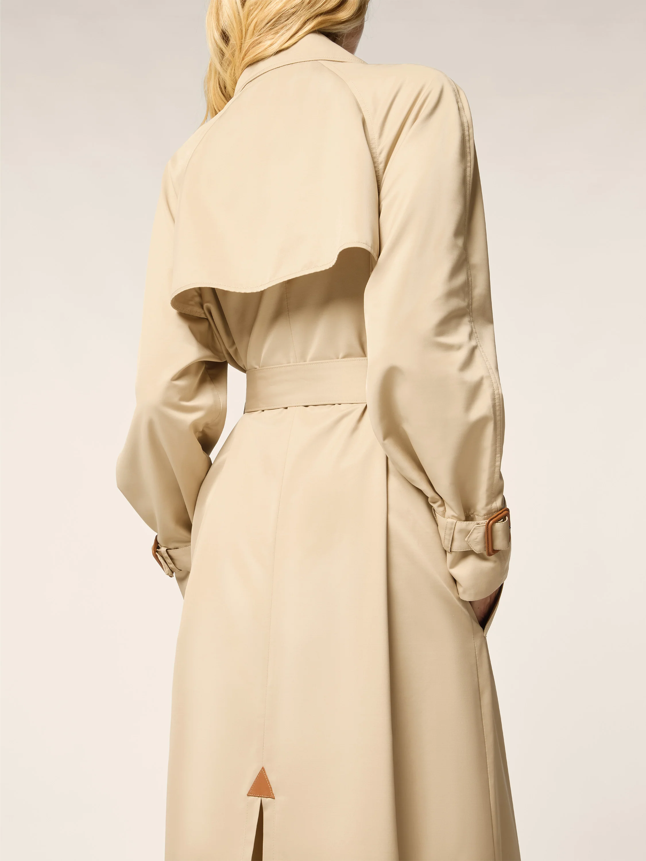 Technical Wool Gabardine Trench Coat - Image 5