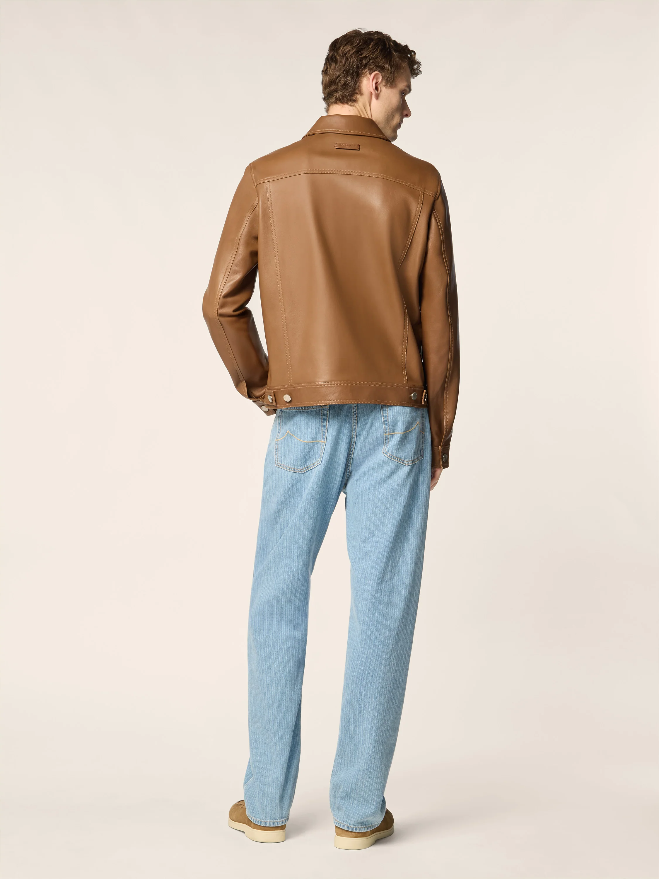Lambskin Trucker Jacket - Image 3