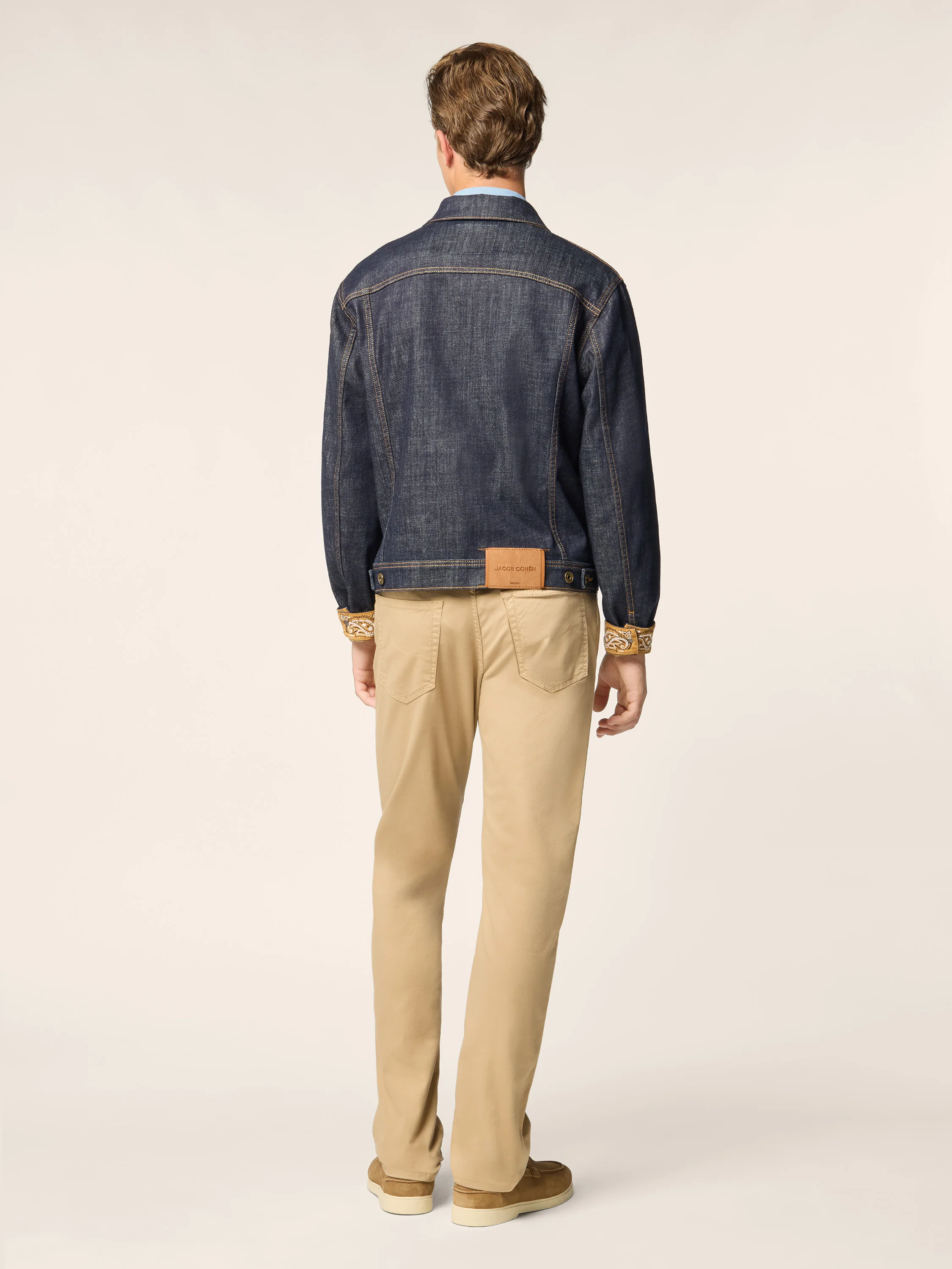 Trucker Jacket in Stretch Denim - Image 3