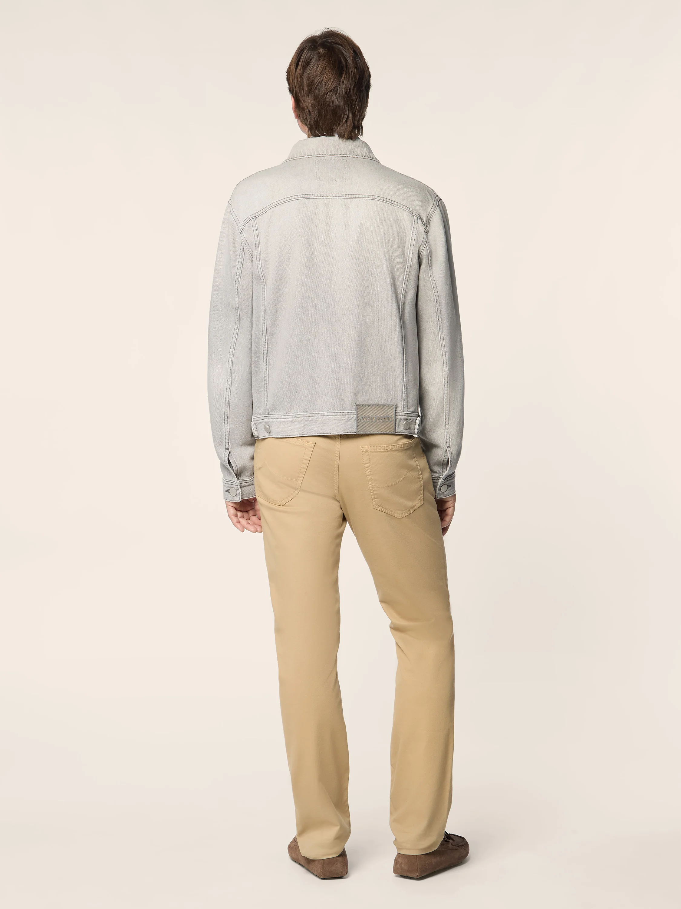 Trucker Jacket in Cotton and Lyocell Denim - Image 4