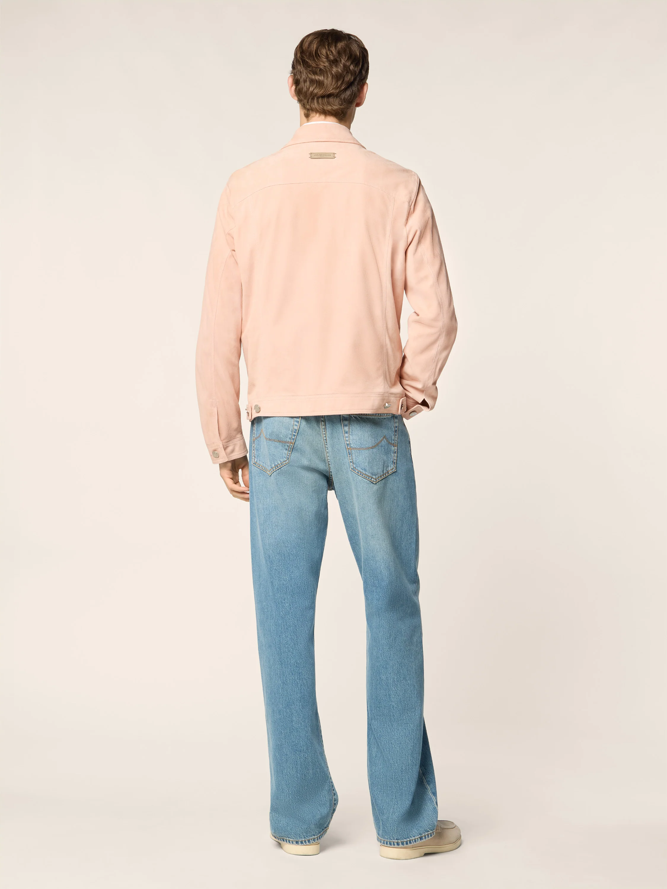 Trucker jacket in suede - Image 3