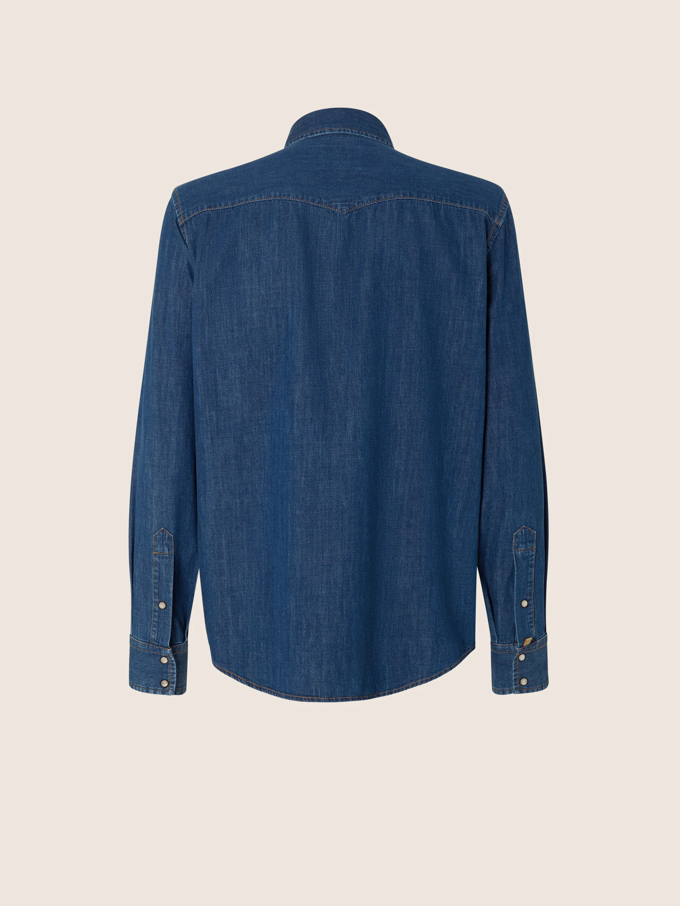Western Shirt in Lightweight Denim - Image 4