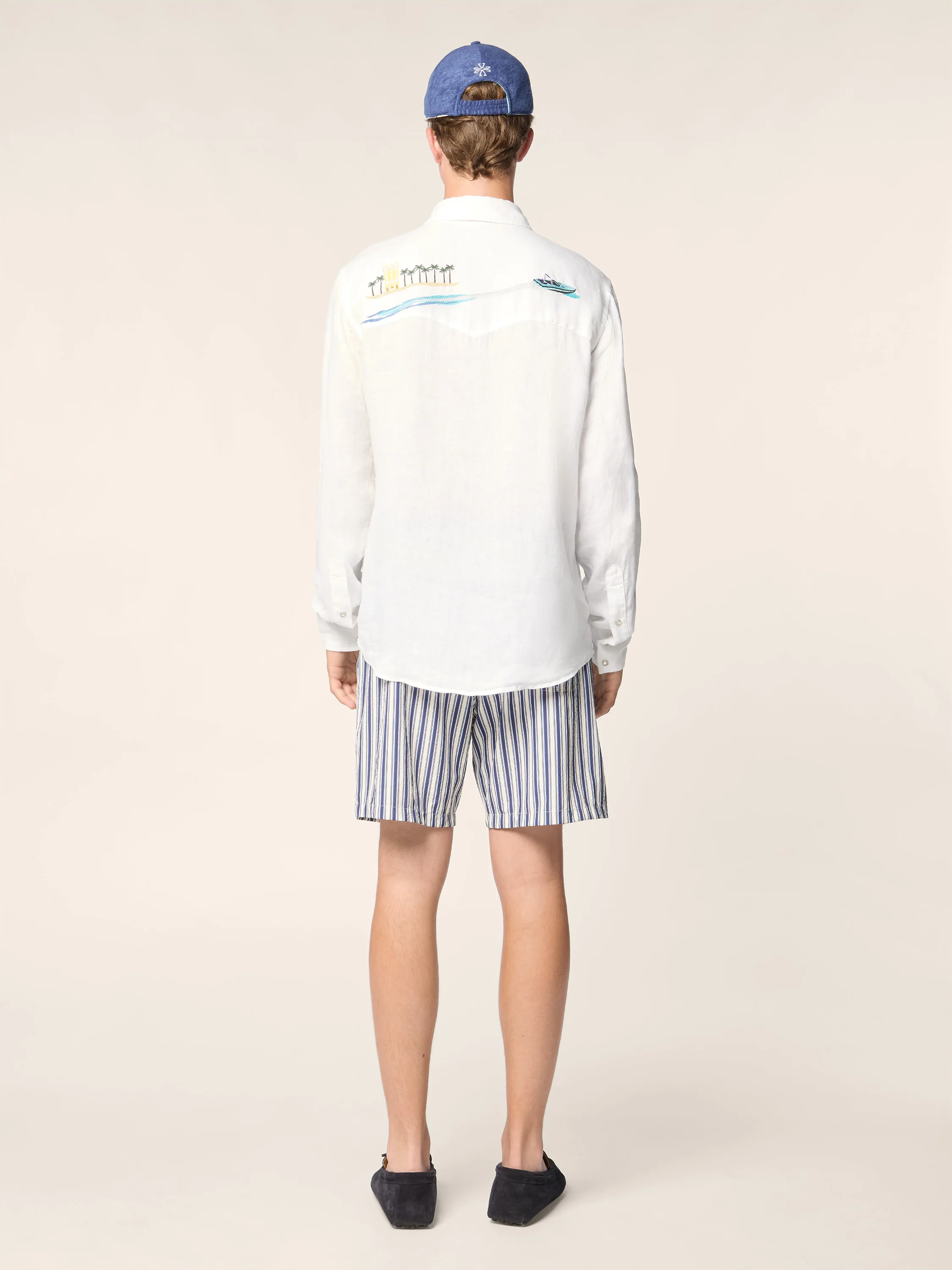 Linen Western Shirt - Image 3