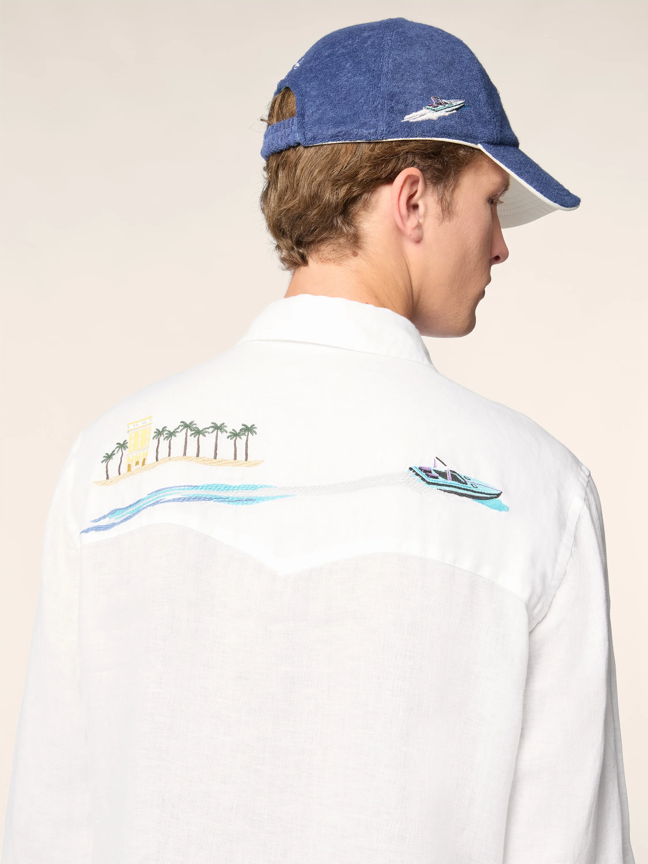 Linen Western Shirt - Image 4